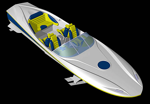Катер на подводных крыльях "Волга-R"